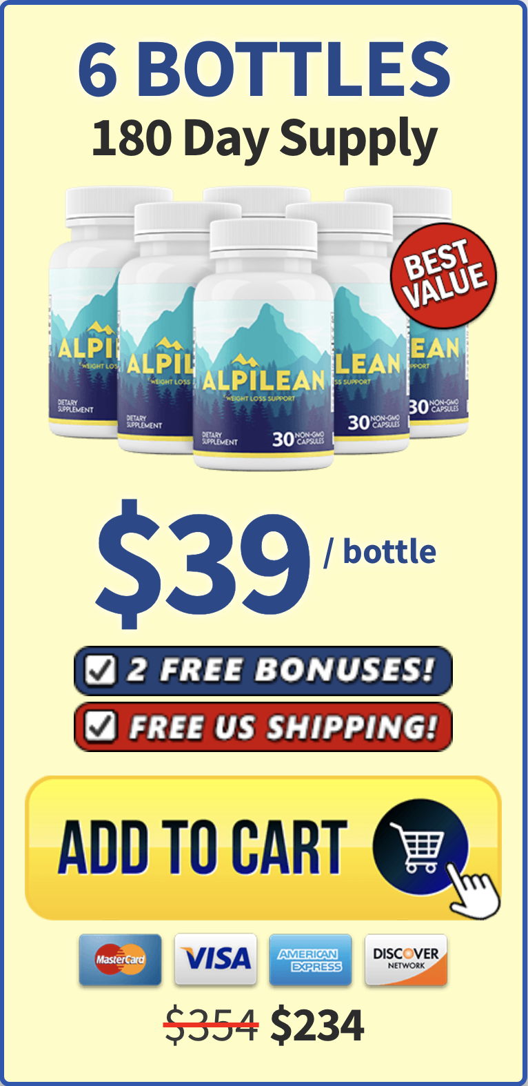 Alpilean - 6 bottles